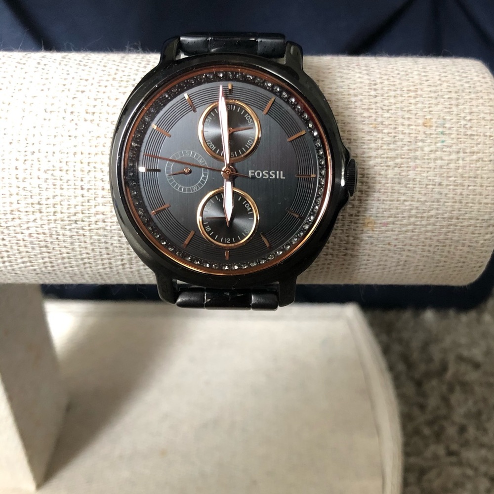 Fossil Chelsey watch with Swarovski crystals